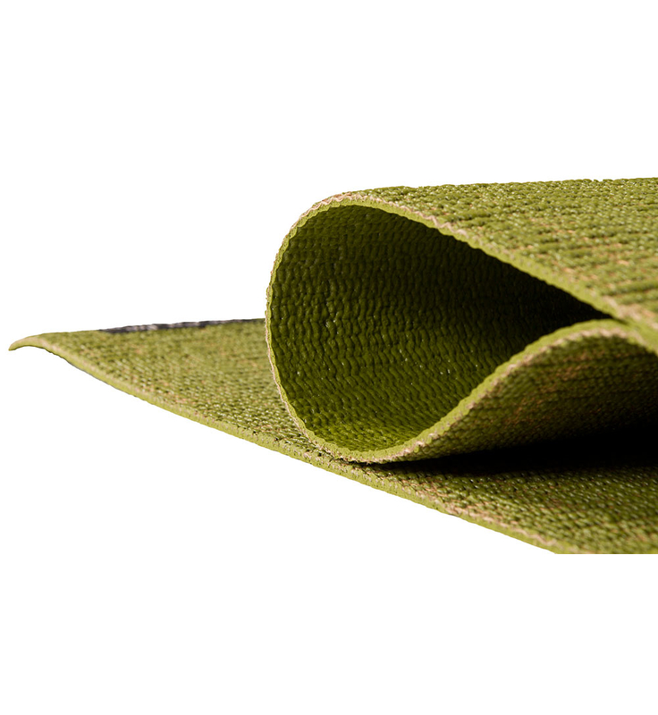 Saltea Yoga - Yoga Mat Jute Pro - Olive Green 4mm, 183 x 60 cm | Jade Yoga