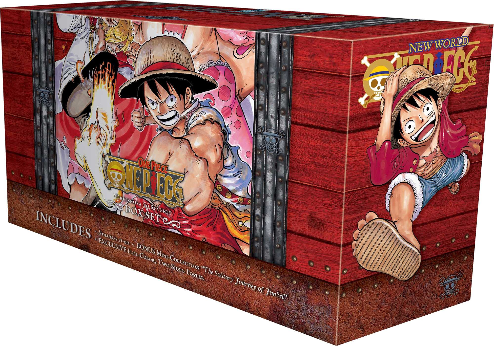 One Piece Box Set 4: Dressrosa to Reverie: Volumes 71-90 with Premium | Eiichiro Oda