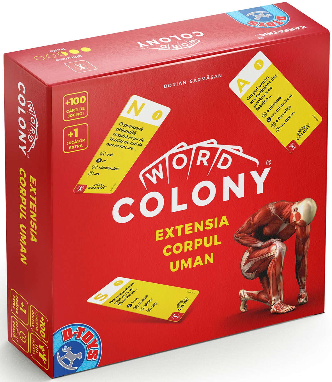  Extensie - Word Colony - Corpul uman | D-Toys 