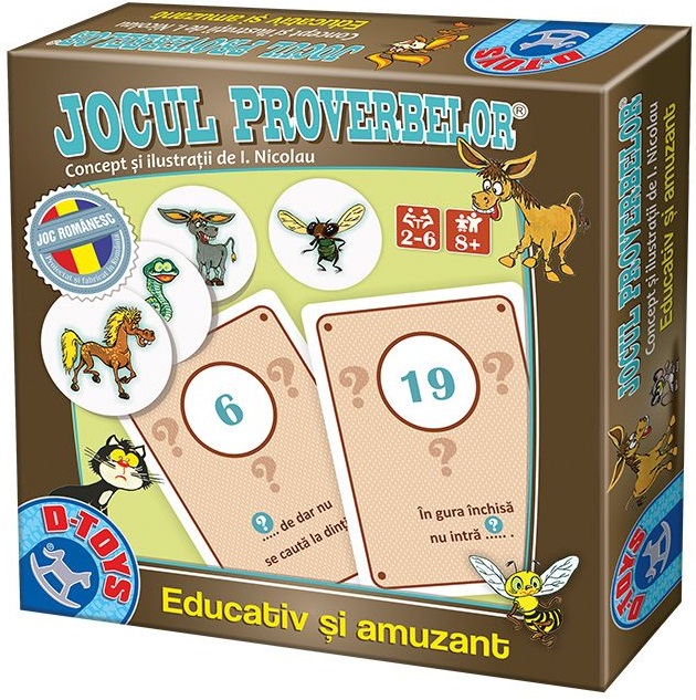 Joc educativ - Jocul proverbelor | D-Toys