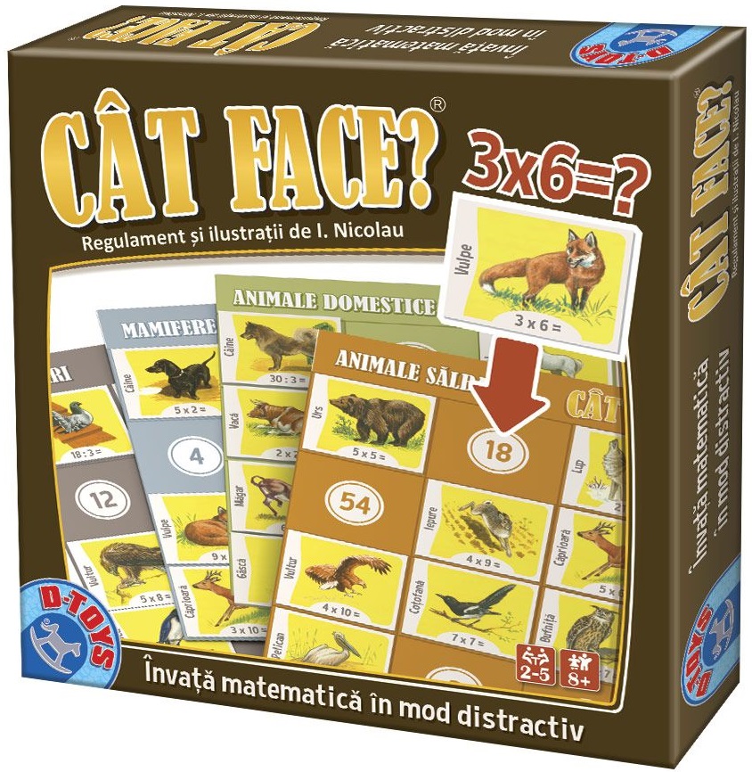 Joc educativ - Cat face? | D-Toys