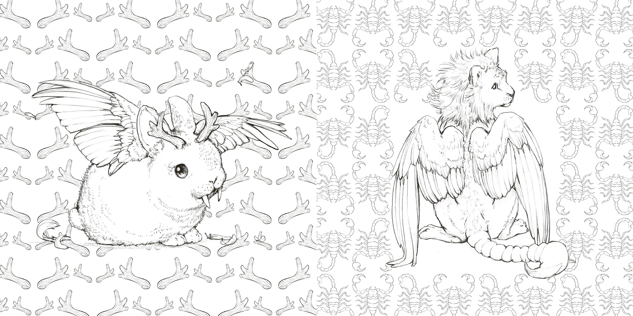 Pop Manga Dragons and Other Magically Mythical Creatures - A Coloring Book | Camilla d’Errico - 2 | YEO