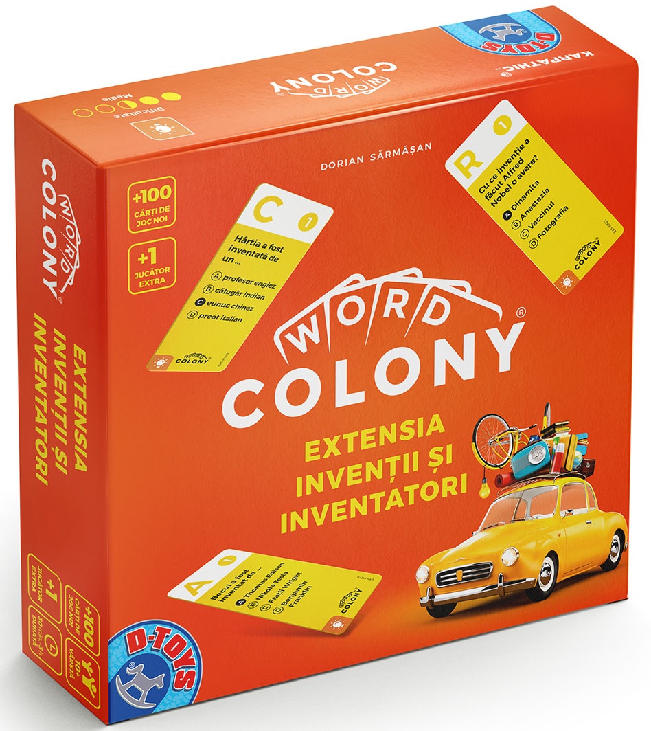  Extensie - Word Colony - Inventii si inventatori | D-Toys 