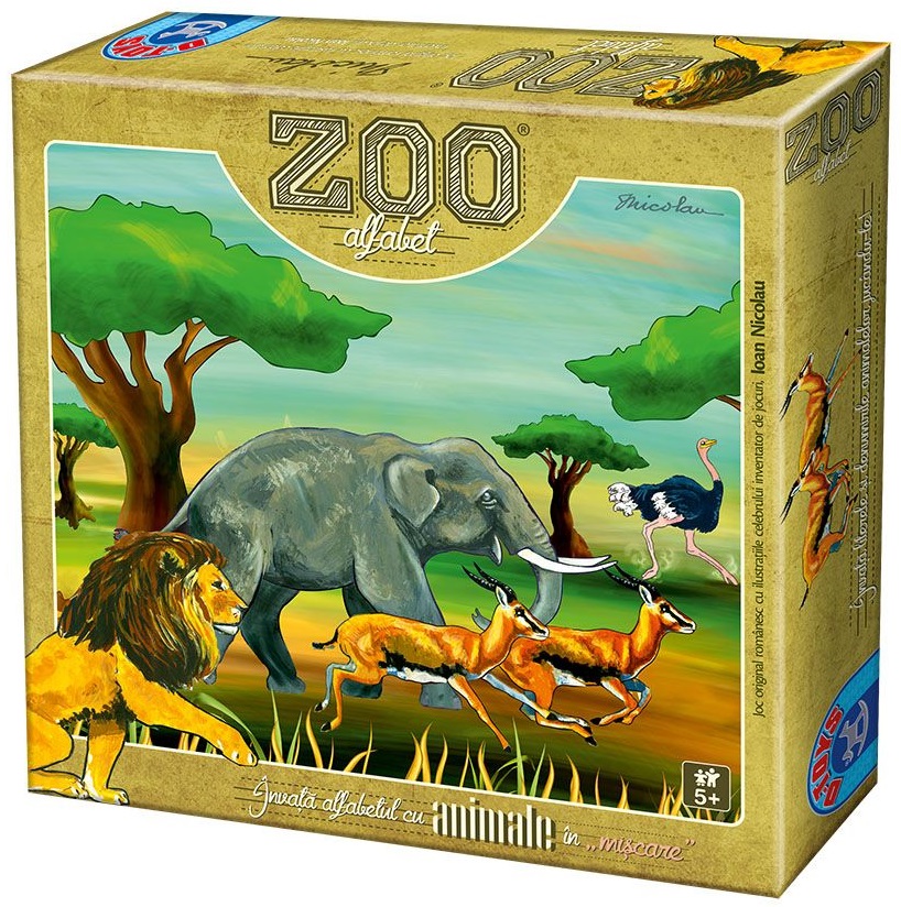 Joc educativ - Zoo Alfabet | D-Toys