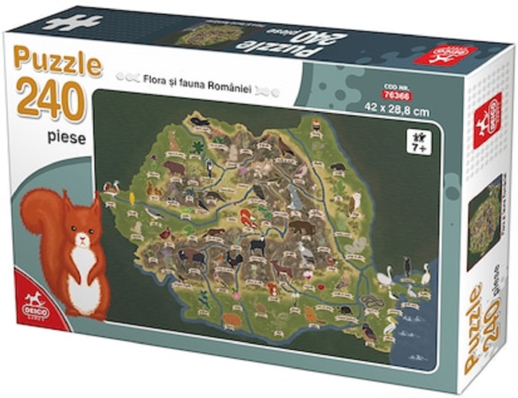 Puzzle - Fauna si flora Romaniei | Deico Games