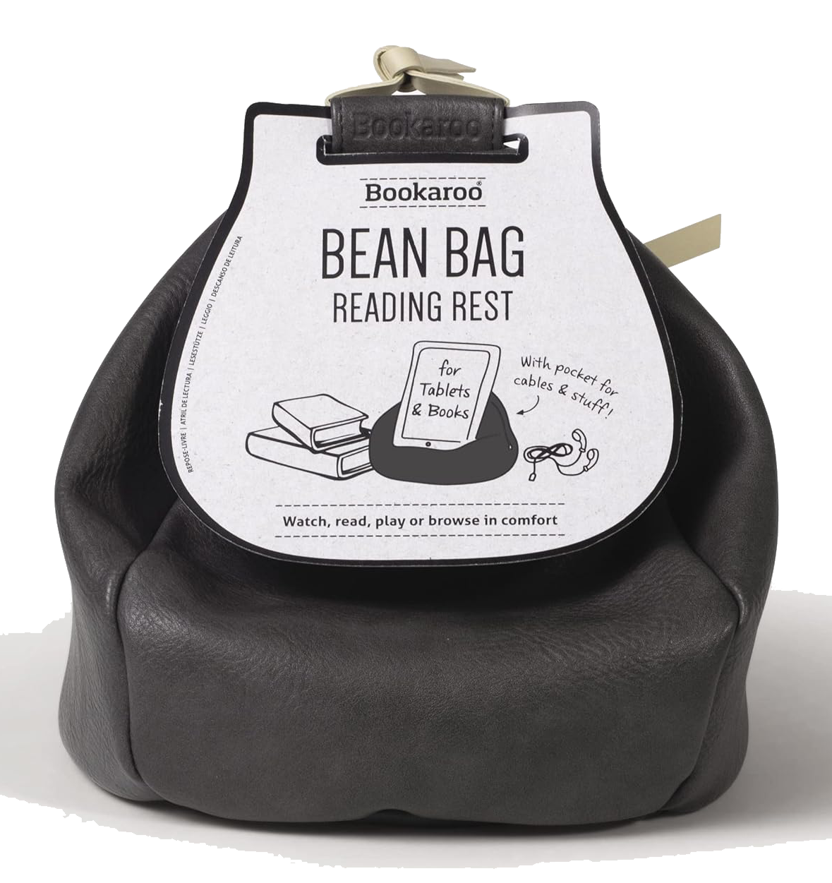 Suport pentru carte - Bookaroo Bean Bag Reading Rest - Negru | If (That Company Called)