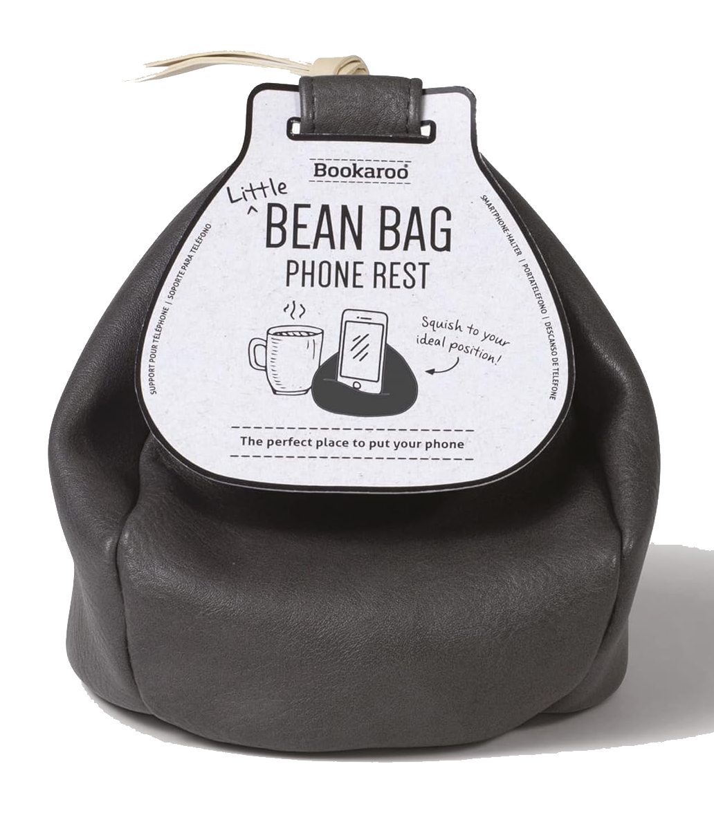 Suport pentru telefon - Bookaroo Bean Bag Phone Rest - Black | If (That Company Called)