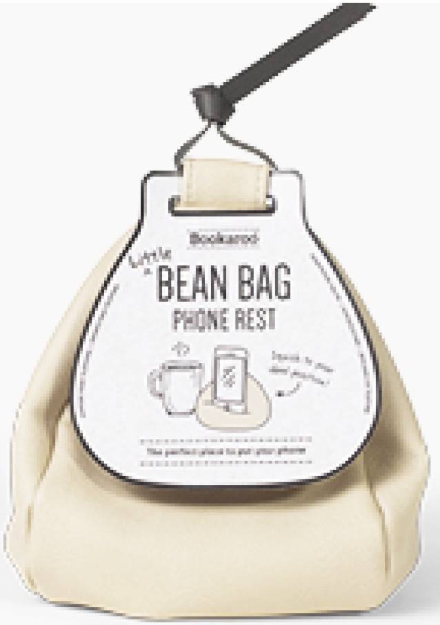 Suport pentru telefon - Bookaroo Little Bean Bag Phone - Crem | If (That Company Called)