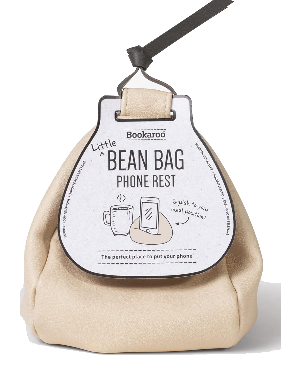 Suport pentru telefon - Bookaroo Bean Bag Phone Rest - Crem | If (That Company Called)