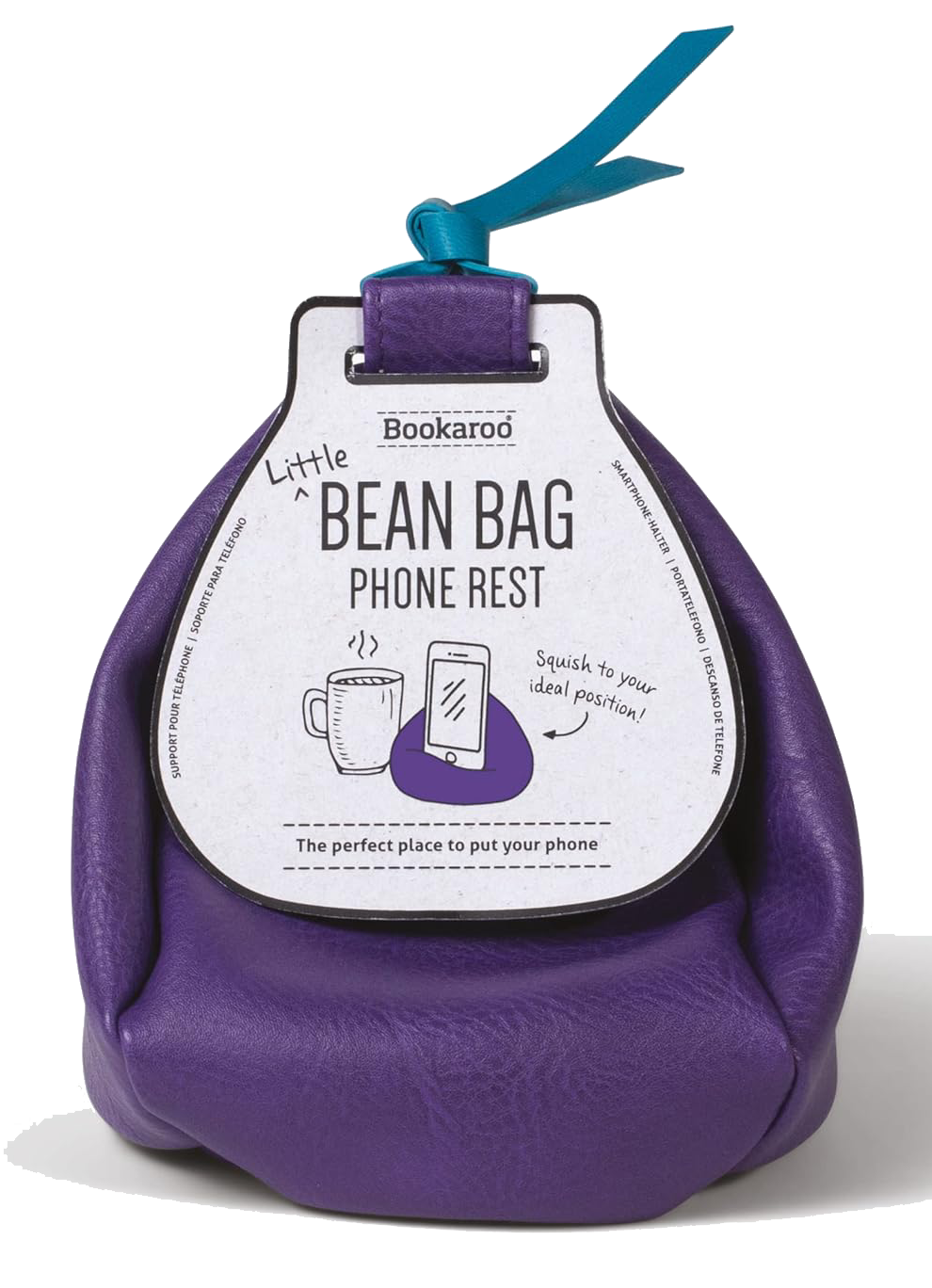 Suport pentru telefon - Bookaroo Bean Bag Phone Rest - Purple | If (That Company Called)