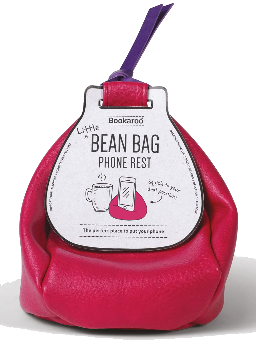 Suport pentru telefon - Bookaroo Bean Bag Phone Rest - Pink | If (That Company Called)