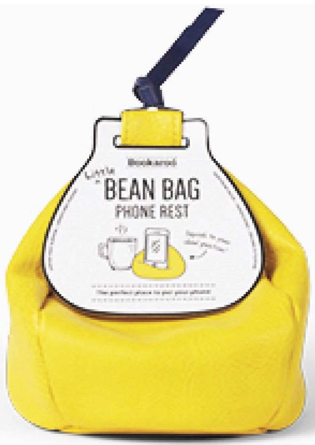 Suport pentru telefon - Bookaroo Little Bean Bag Phone - Galben | If (That Company Called)