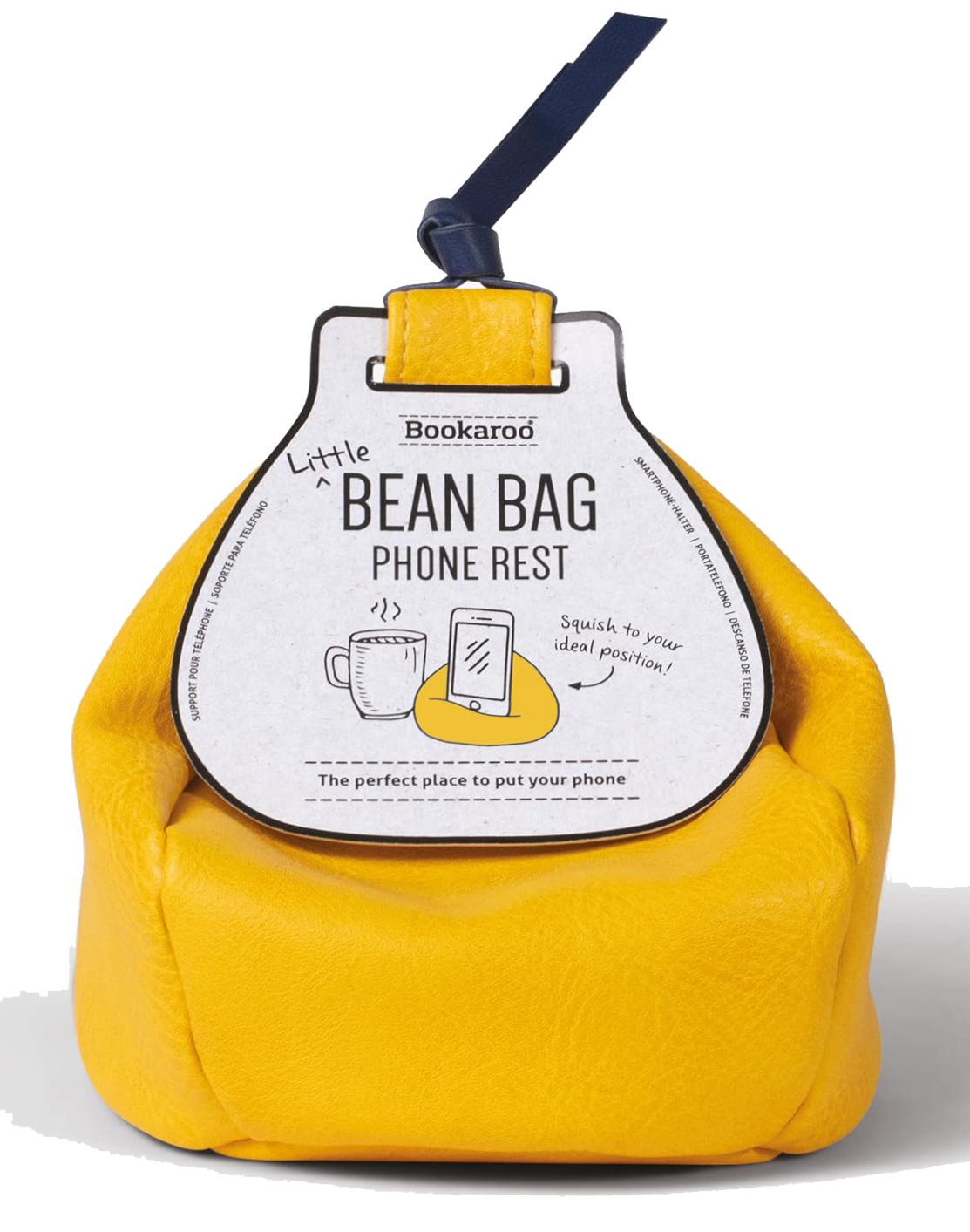 Suport pentru telefon - Bookaroo Bean Bag Phone Rest - Yellow | If (That Company Called)