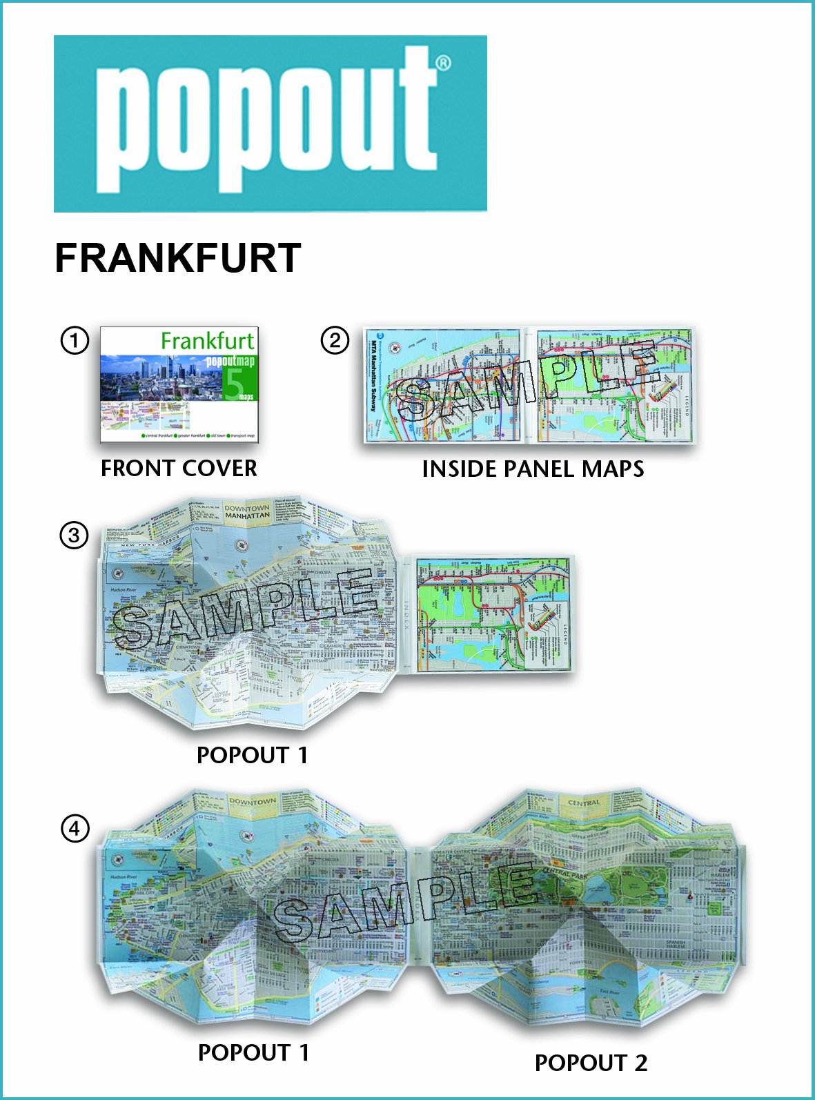 Frankfurt PopOut Map | - 1 | YEO