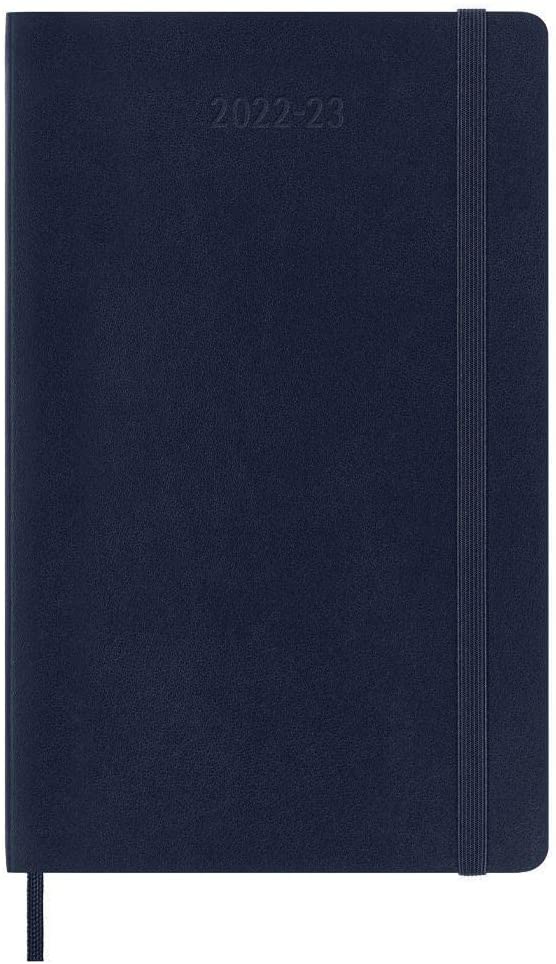 Agenda 2022-2023 - 18-Month Weekly Planner - Large, Soft Cover - Saphire Blue | Moleskine