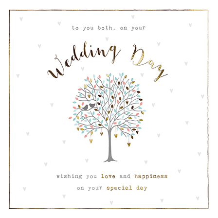 Felicitare - Wedding Day - Love & Happiness | Great British Card Company