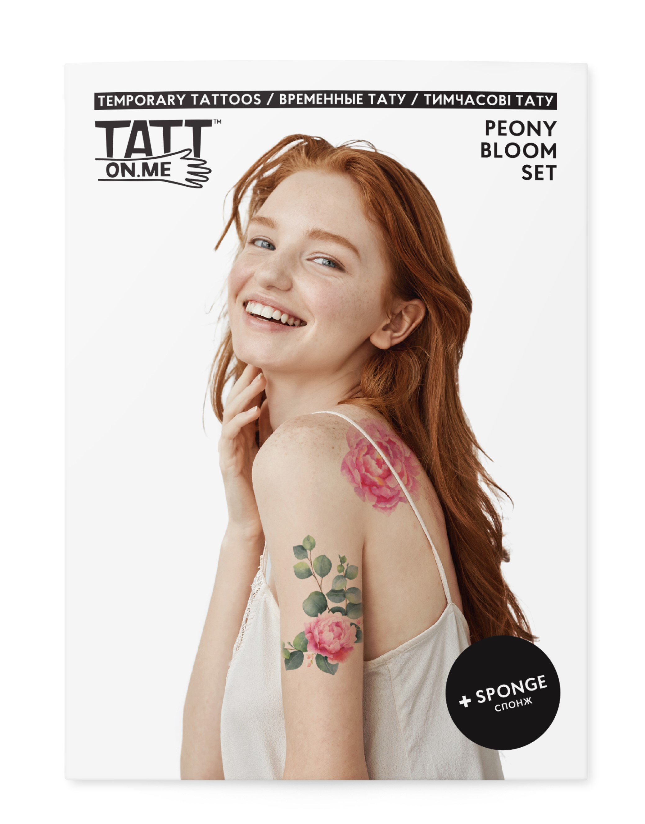 Tatuaje temporare - Peony Bloom | Tatton.me