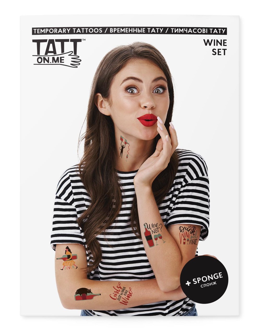 Tatuaje temporare - Wine Set | Tatton.me