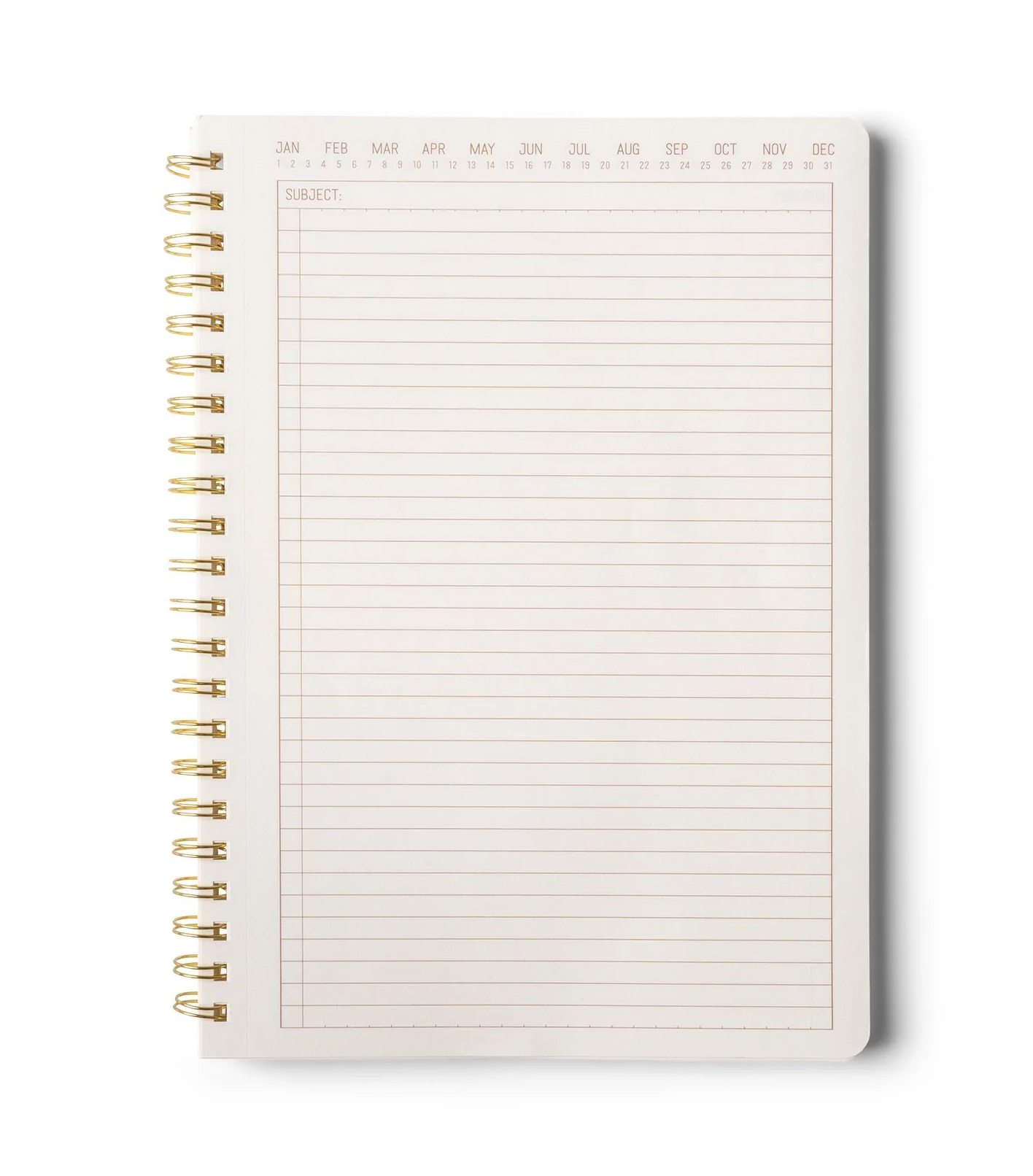 Carnet - Textured Paper Twin Wire Notebook - Large Speckled Ivory | DesignWorks Ink