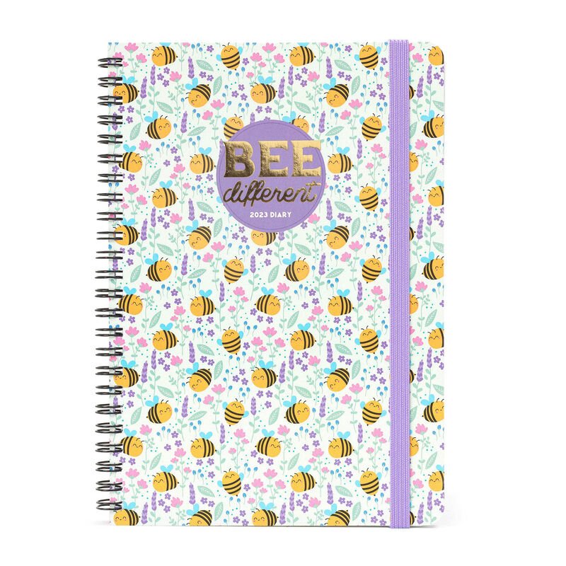 Agenda 2023 - 12-Month Weekly Diary - Spiral Bound, Large - Bee | Legami