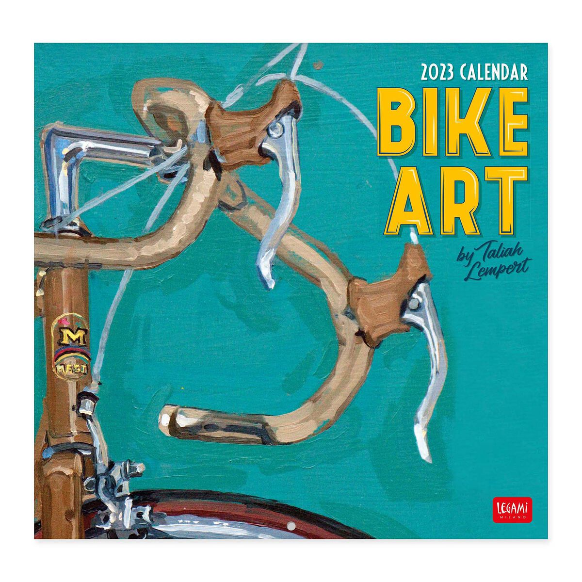 Calendar de perete 2023 - Bike Art, 30x29 cm | Legami