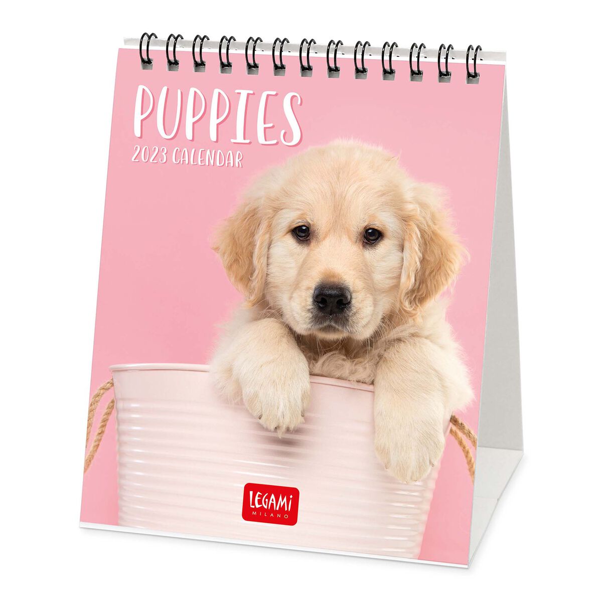 Calendar de birou 2023 - Puppies, 12x14.5 cm | Legami