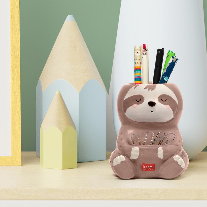 Suport din ceramica - Desk Friends - Sloth | Legami - 1 | YEO