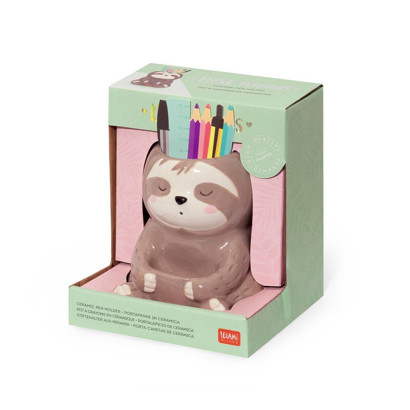 Suport din ceramica - Desk Friends - Sloth | Legami - 2 | YEO