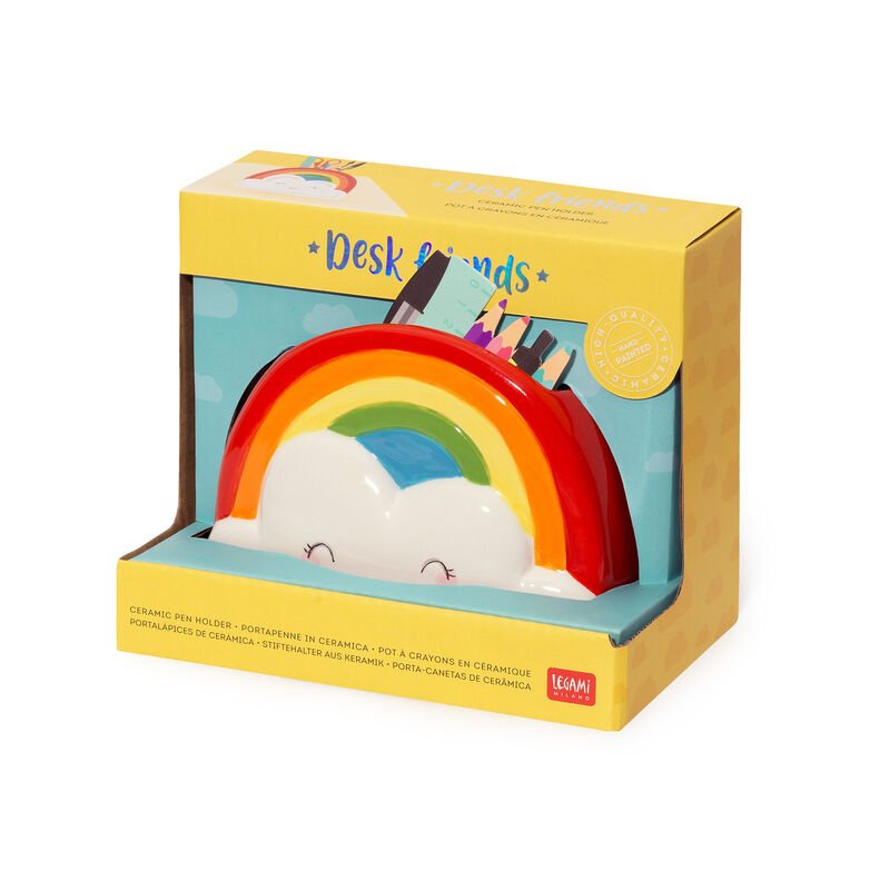 Suport din ceramica - Desk Friends - Rainbow | Legami - 2 | YEO