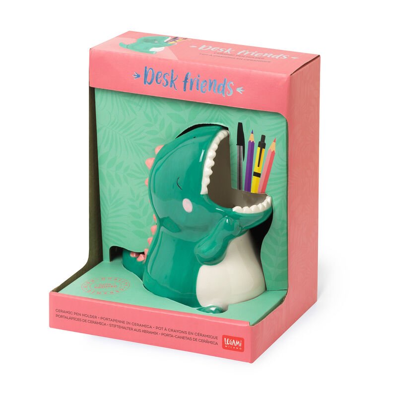 Suport din ceramica - Desk Friends - Dino | Legami - 2 | YEO