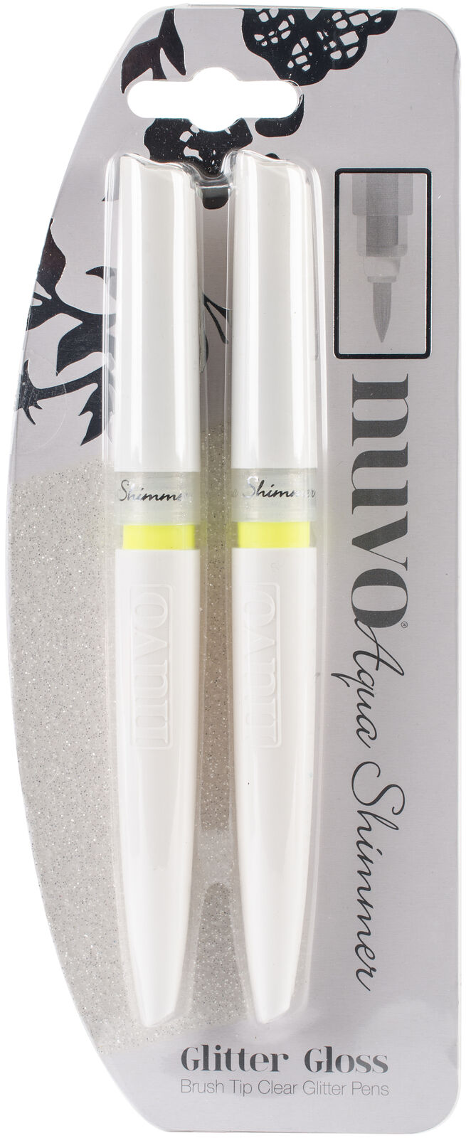 Marker - Shimmer Glitter Glow, 2 buc. | Nuvo