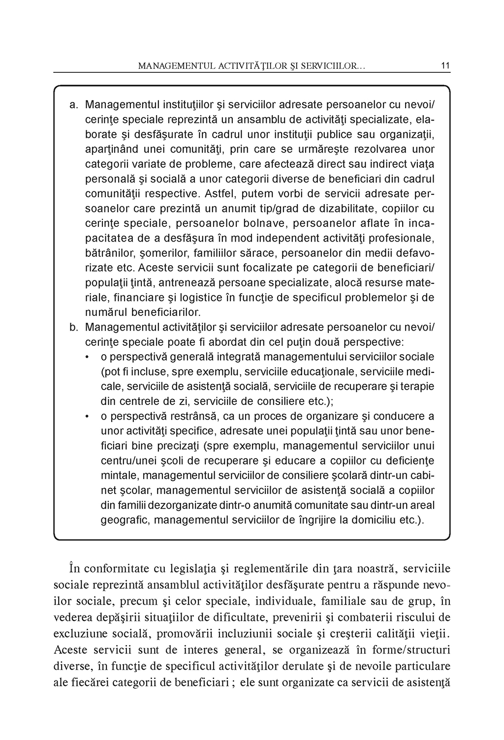 Managementul institutiilor si serviciilor pentru persoane cu cerinte speciale | Alois Ghergut Alois 2022