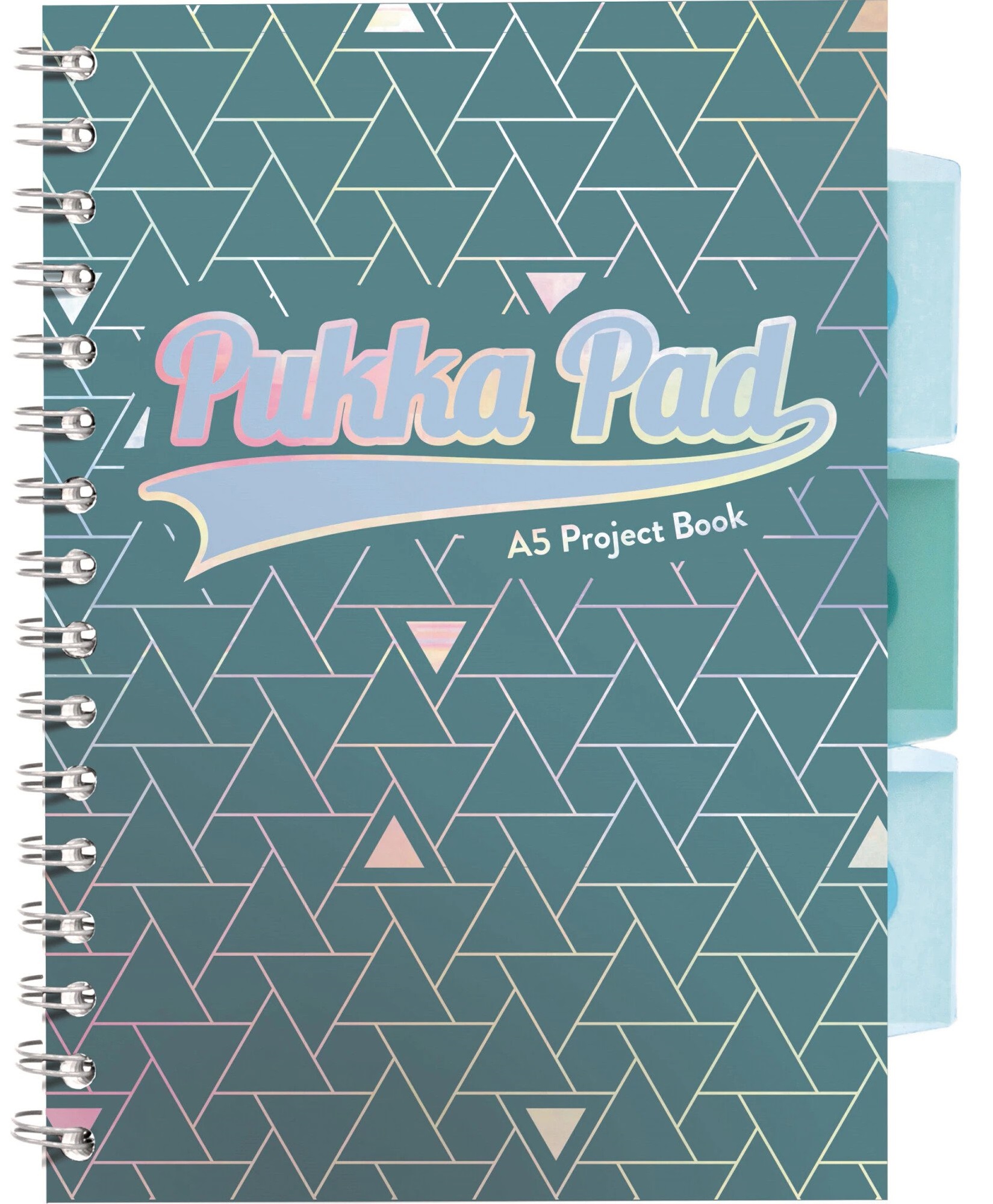 Caiet cu spirala - Project Book Glee - A5, Dictando, Verde | Pukka Pad