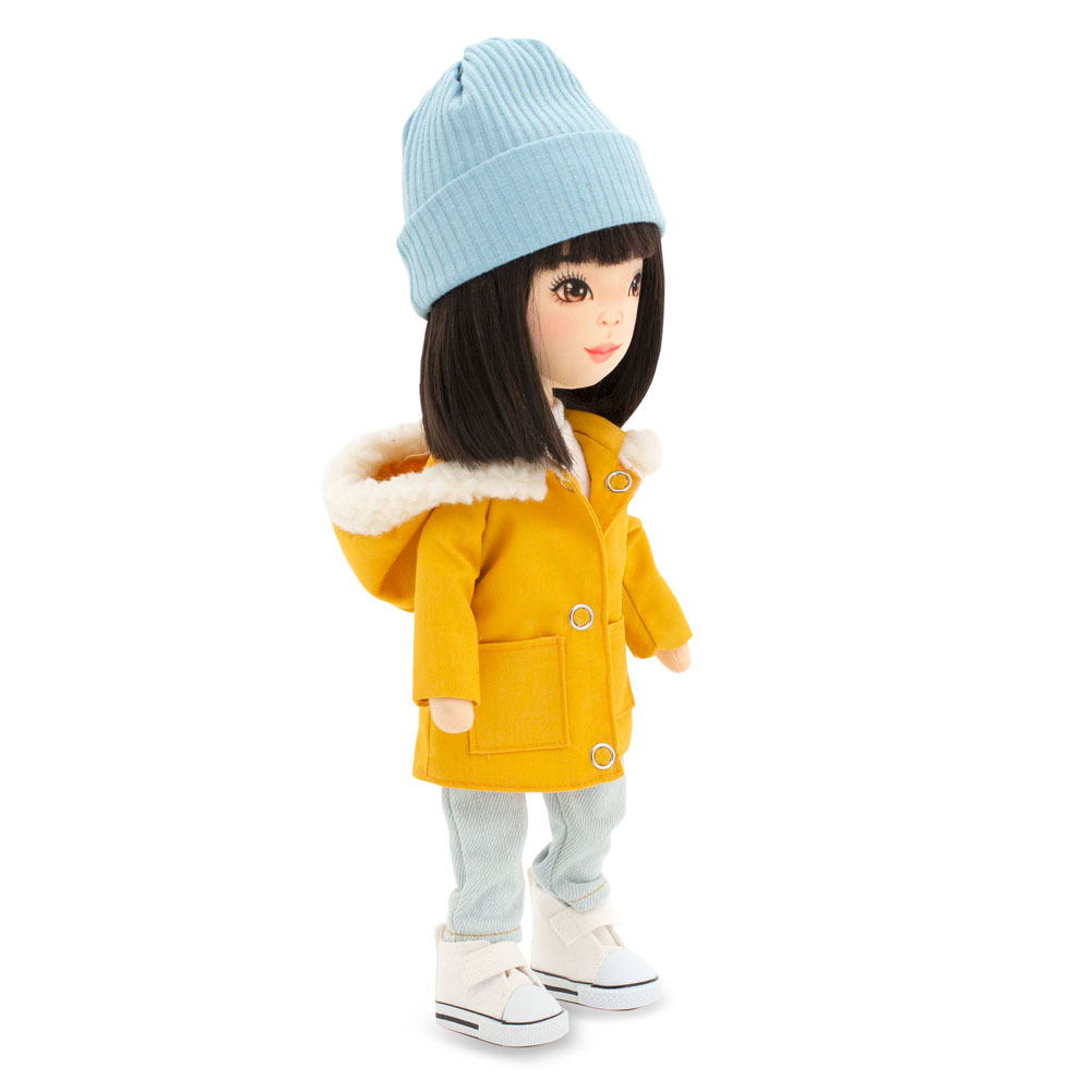 Papusa de plus - Lilu in a Mustard Parka, 32 cm | Orange Toys - 1 | YEO