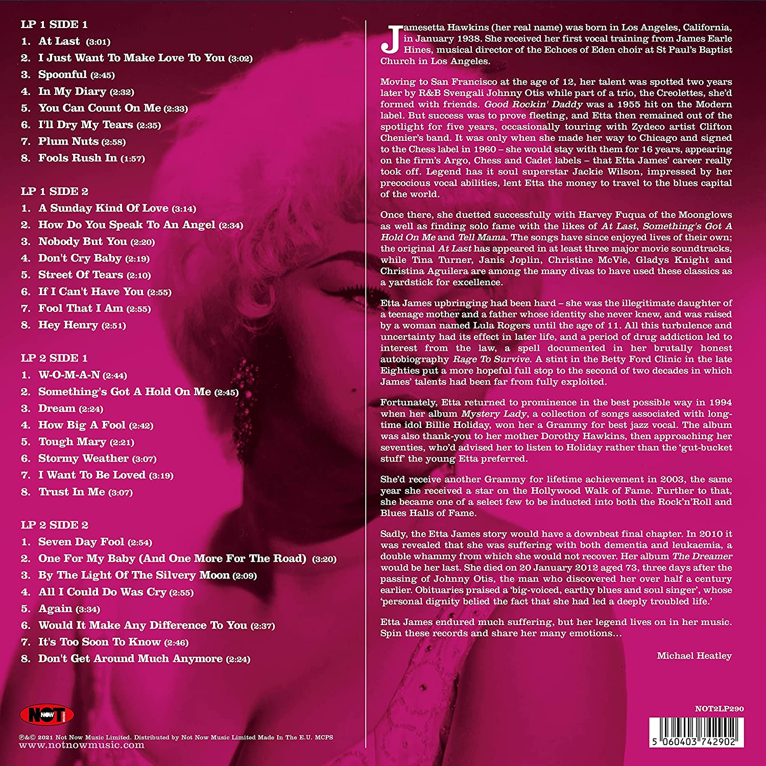 The Very Best Of Etta James (Pink Vinyl) | Etta James