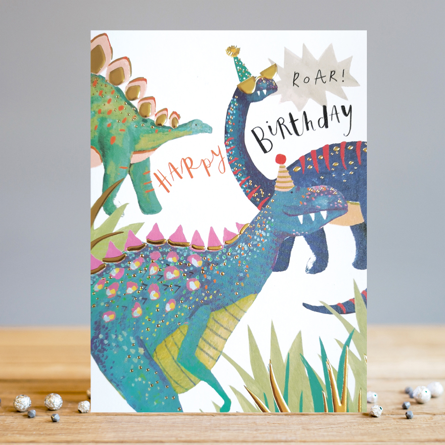 Felicitare - Dinosaurs | Louise Tiler Designs