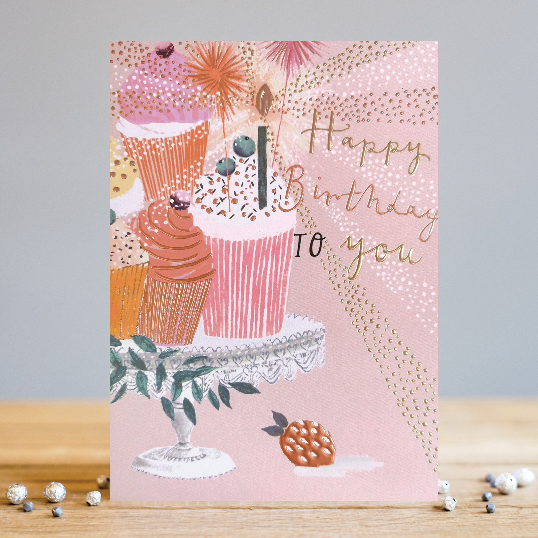 Felicitare - Happy Birthday Cupcakes | Louise Tiler Designs