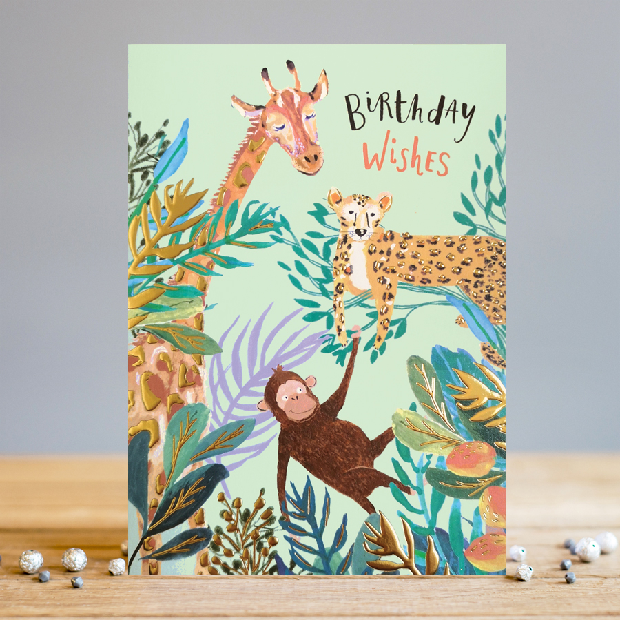 Felicitare - Birthday Wishes Animals | Louise Tiler Designs