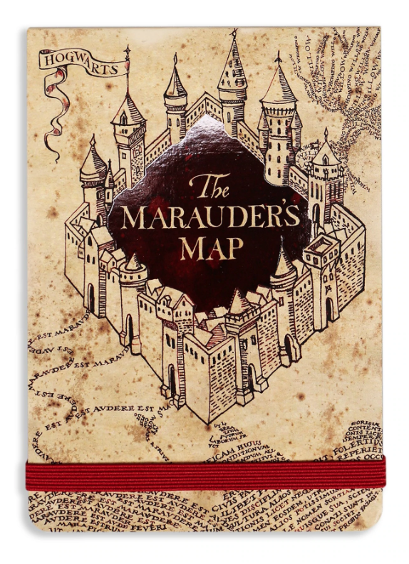 Carnet - Pocket - Harry Potter - Marauder\'s Map | Half Moon Bay