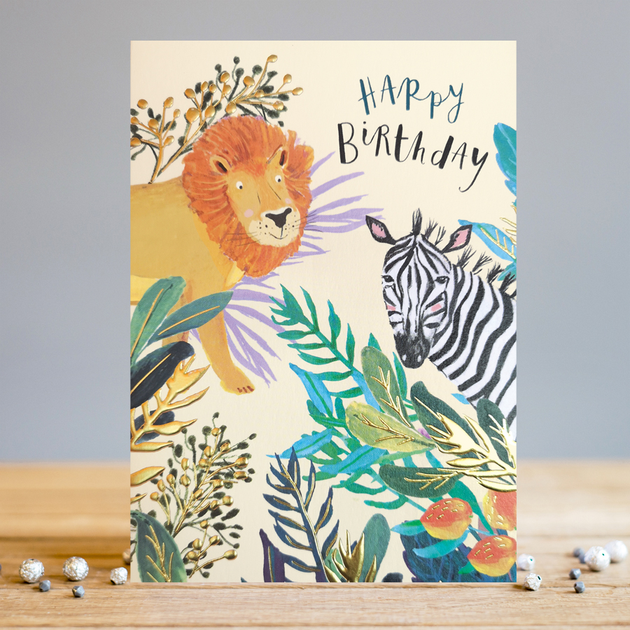 Felicitare - Happy Birthday Animals | Louise Tiler Designs