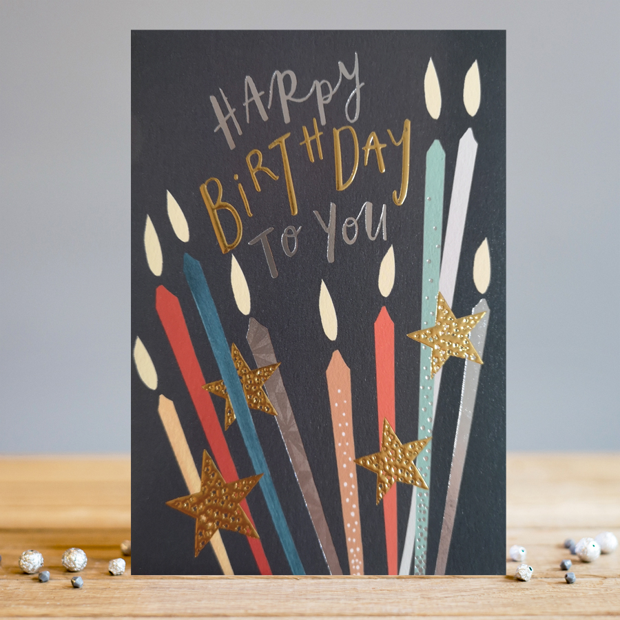 Felicitare - Happy Birthday Candles | Louise Tiler Designs