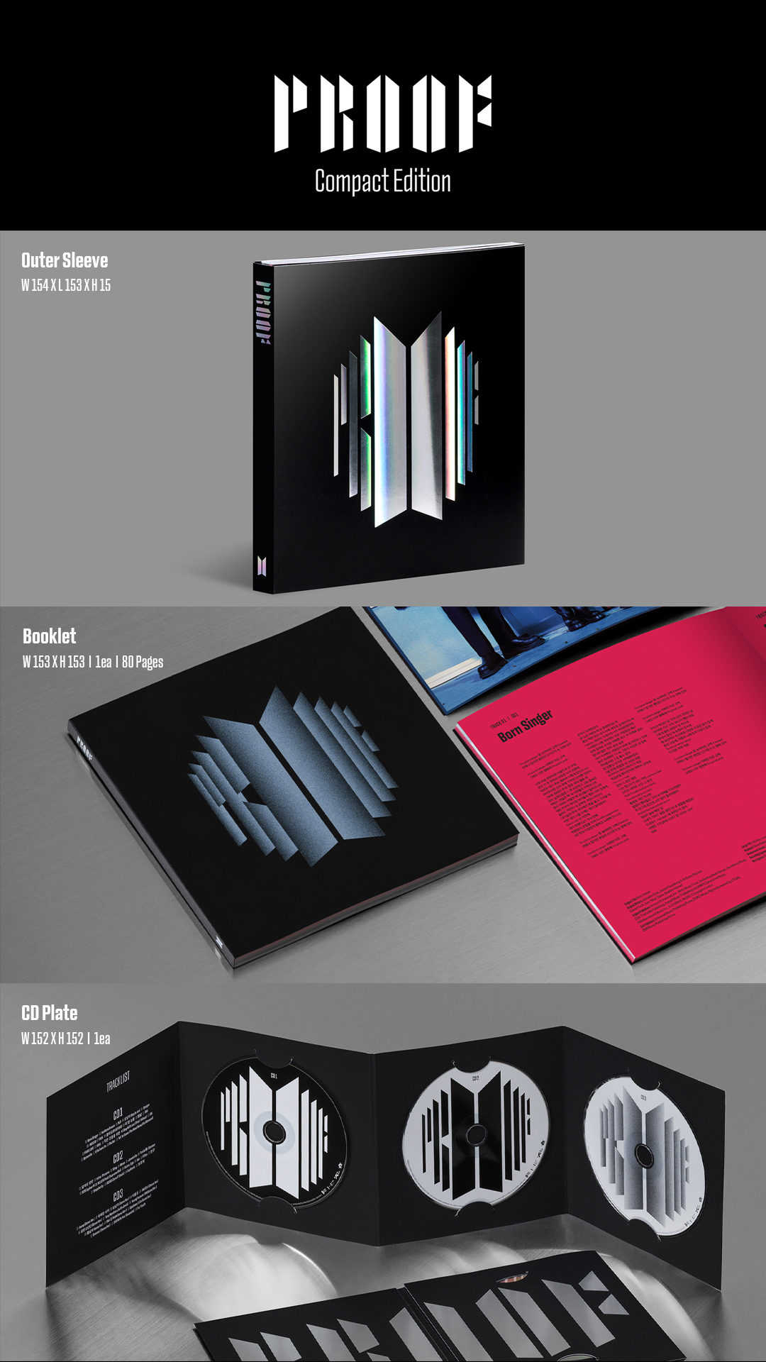 Proof (Compact Version) - 3 CD | BTS - 2 | YEO