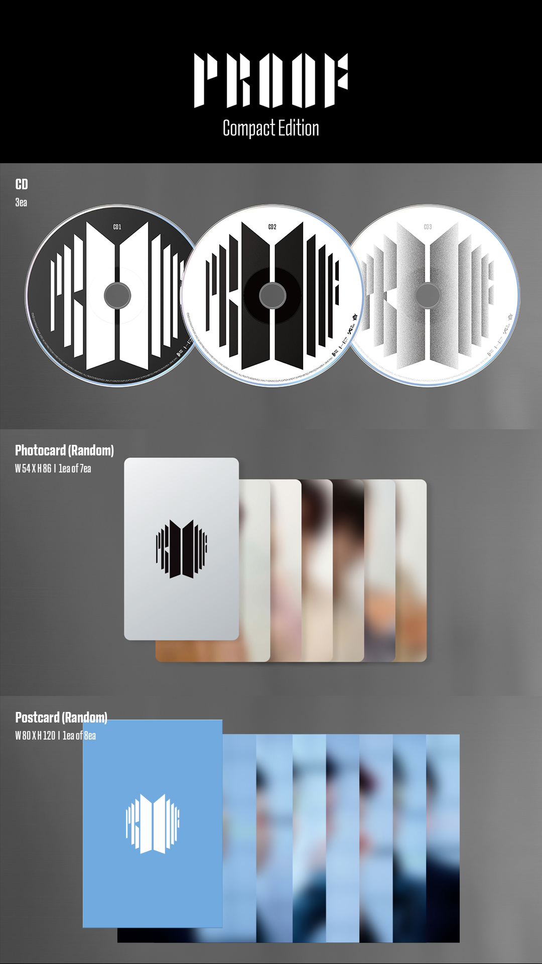 Proof (Compact Version) - 3 CD | BTS - 3 | YEO