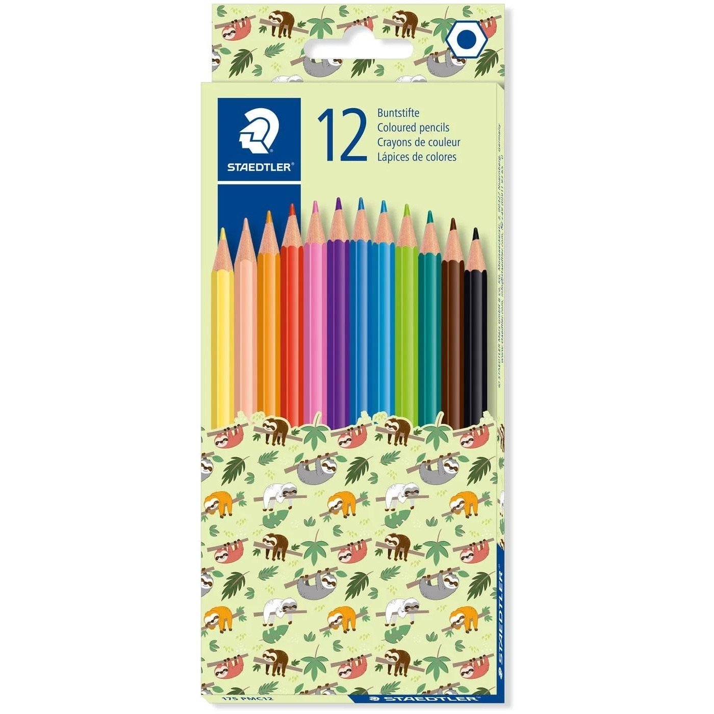 Set 12 creioane - Hexagonal - Colours | Staedtler - 1 | YEO