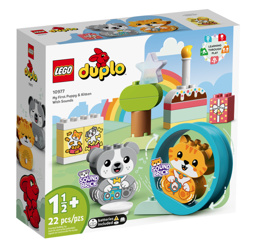 LEGO Duplo - My First Puppy & Kitten With Sounds (10977) | LEGO - 1 | YEO