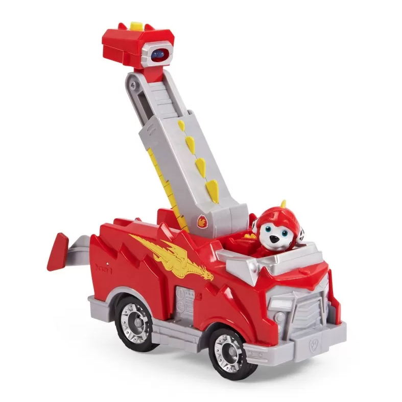 Jucarie - Paw Patrol - Rescue Knights - Marshall Deluxe Vehicle | Spin Master