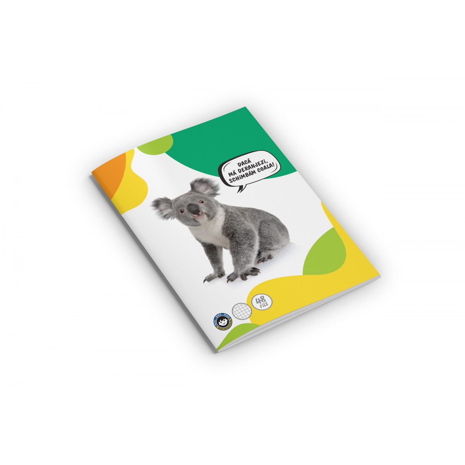 Caiet - Matematica, Koala, format A5, capsat, gama Discover the wild | Iniko - 1 | YEO