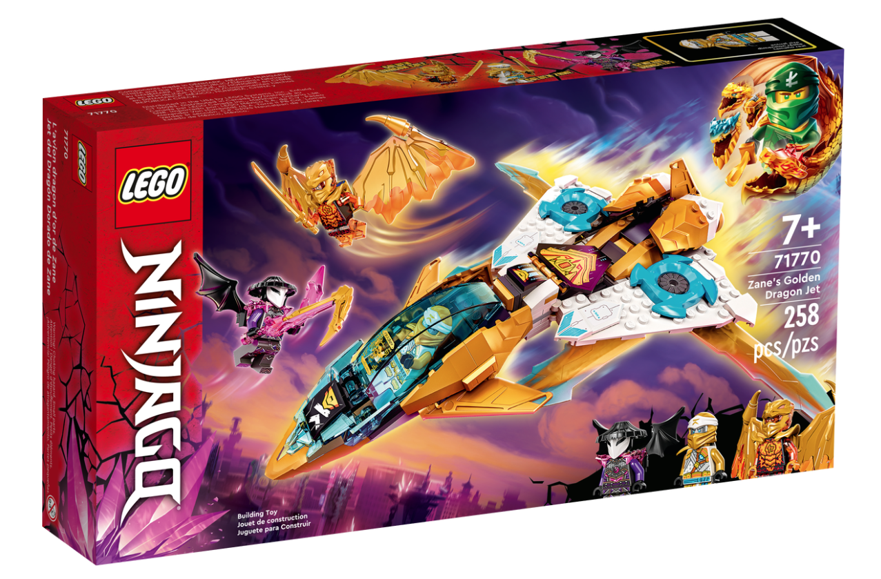 LEGO Ninjago - Zane\'s Golden Dragon Jet (71770) | LEGO