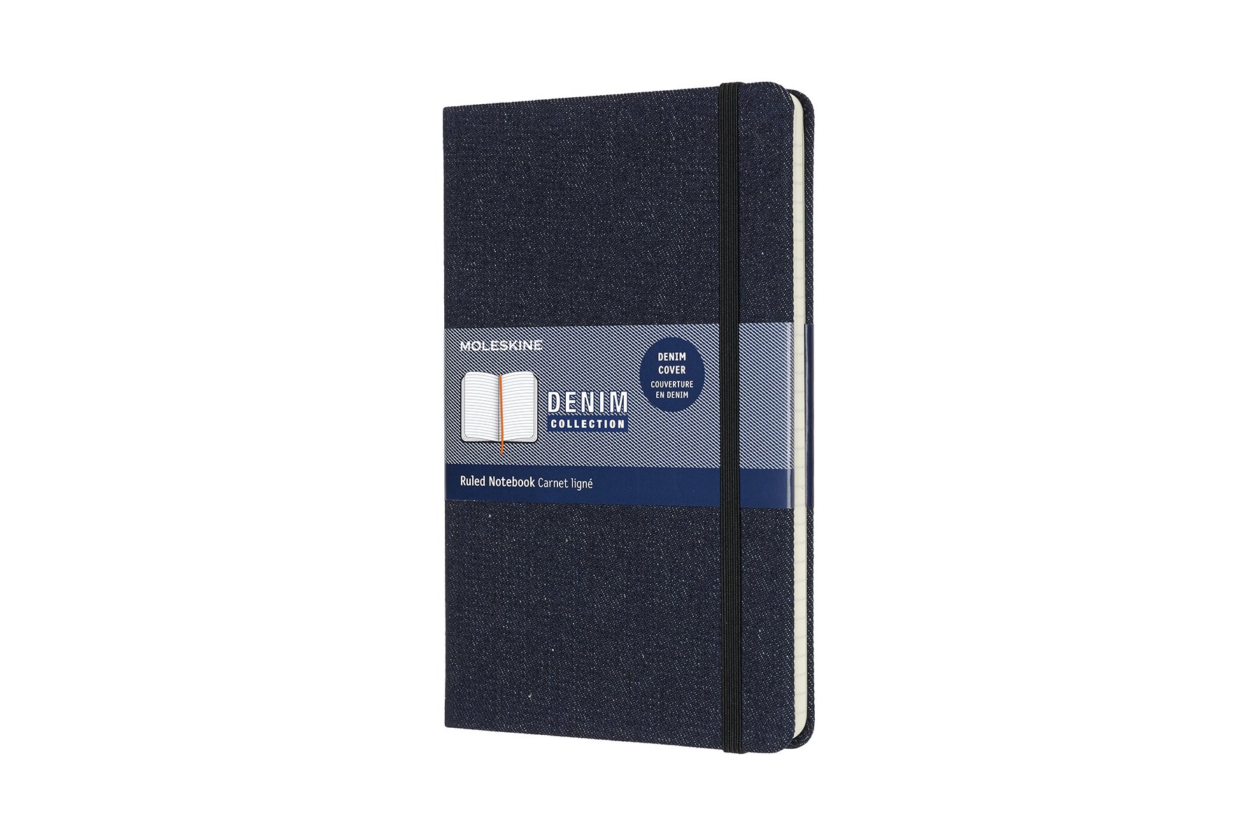 Carnet - Moleskine Denim Limited Edition Prussian Blue Large | Moleskine