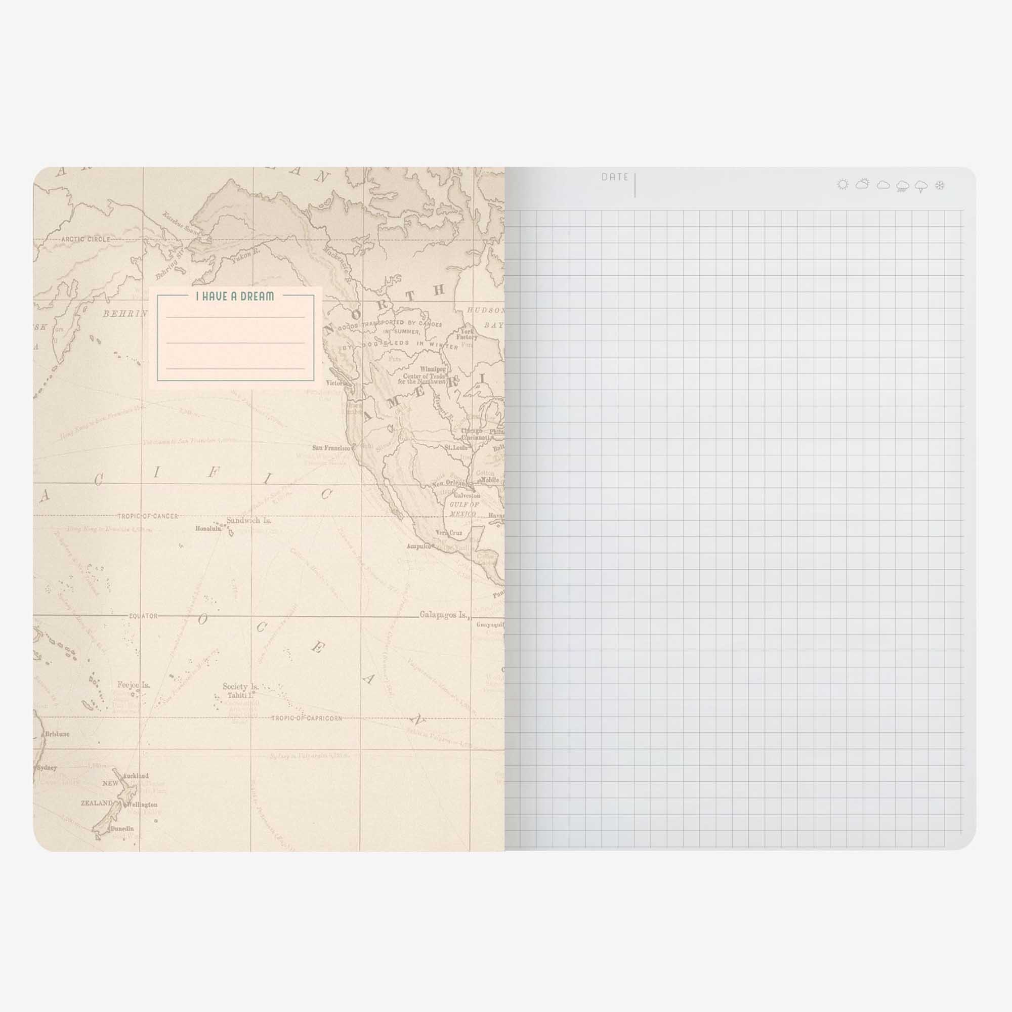 Carnet Legami - Travel Medium Squared | Legami - 1 | YEO